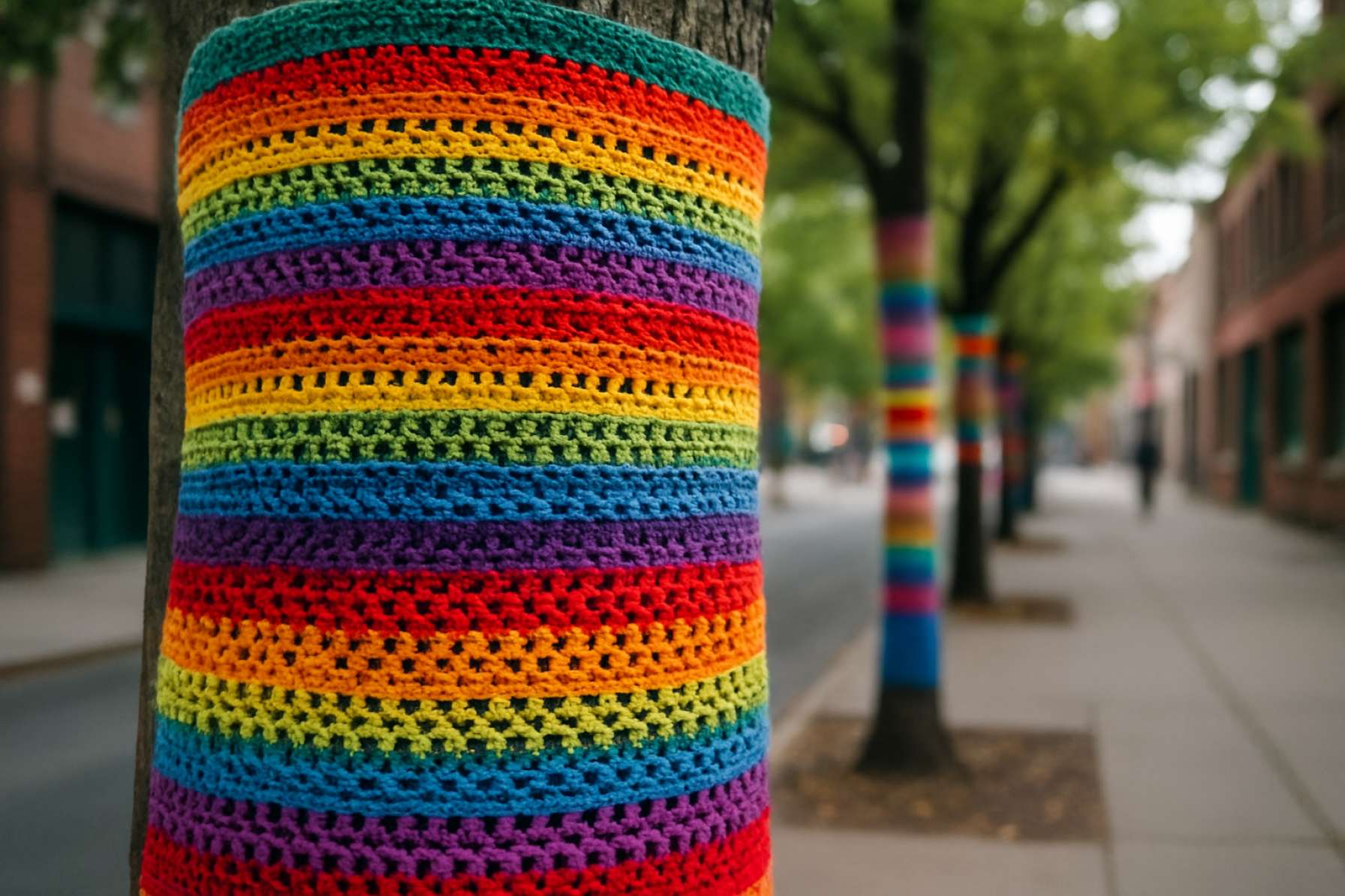 Yarnbombing: The Colorful Revolution Transforming Urban Spaces